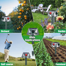 Load image into Gallery viewer, SK031 Four-Sided Solar Animal Repeller Bird Repeller Ultrasonic Rat Repeller, Rat Repeller