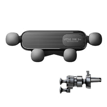 Load image into Gallery viewer, S03 Vehicle Air Outlet Gravity Navigation Mobile Phone Holder, Black Eagle Mouth, White Eagle Mouth, Black Spiral Clip, White Spiral Clip