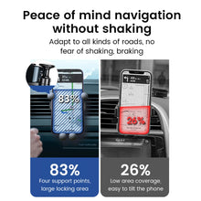 Load image into Gallery viewer, S03 Vehicle Air Outlet Gravity Navigation Mobile Phone Holder, Black Eagle Mouth, White Eagle Mouth, Black Spiral Clip, White Spiral Clip