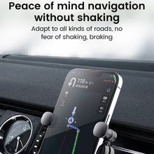 Load image into Gallery viewer, S03 Vehicle Air Outlet Gravity Navigation Mobile Phone Holder, Black Eagle Mouth, White Eagle Mouth, Black Spiral Clip, White Spiral Clip