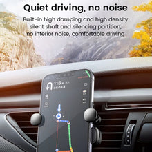 Load image into Gallery viewer, S03 Vehicle Air Outlet Gravity Navigation Mobile Phone Holder, Black Eagle Mouth, White Eagle Mouth, Black Spiral Clip, White Spiral Clip