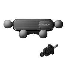 Load image into Gallery viewer, S03 Vehicle Air Outlet Gravity Navigation Mobile Phone Holder, Black Eagle Mouth, White Eagle Mouth, Black Spiral Clip, White Spiral Clip