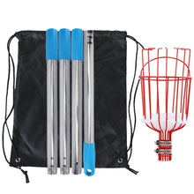 Load image into Gallery viewer, Stainless Steel Aerial Fruit Picker Fruit Picking Tools, With Rod 4 Sections 1.6m, With Rod 6 Sections 2.4m, With Rod 9 Sections 3.6m, With Rod 10 Sections 4m