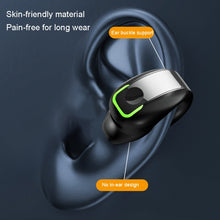 Load image into Gallery viewer, GD28 IPX4 Waterproof Single-ear Lightweight Clip Ear Bluetooth Earphone, GD28 Single Black, GD28 Single White
