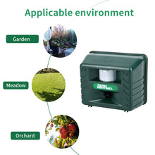 Load image into Gallery viewer, SK131 Garden Outdoor Ultrasonic Rat Repeller Snake Repelle Farm Animal Driving Device