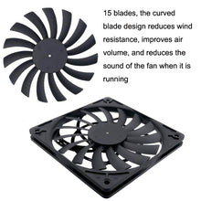 Load image into Gallery viewer, FANNE RIce Soul F12012 Desktop Chassis Ultra-thin 4pin Cooling Fan Intelligent PWM Speed Regulation, F12012
