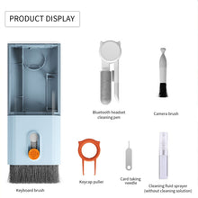 Load image into Gallery viewer, Q6S 10-in-1 Bluetooth Headphone Cleaning Pen Mobile Computer Keyboard Screen Digital Camera Cleaning Kit, Q6S ( (Blue), Q6S (Pink), Q6S (White), Q6S (Black)