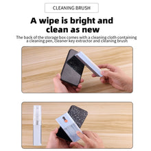 Load image into Gallery viewer, Q6S 10-in-1 Bluetooth Headphone Cleaning Pen Mobile Computer Keyboard Screen Digital Camera Cleaning Kit, Q6S ( (Blue), Q6S (Pink), Q6S (White), Q6S (Black)