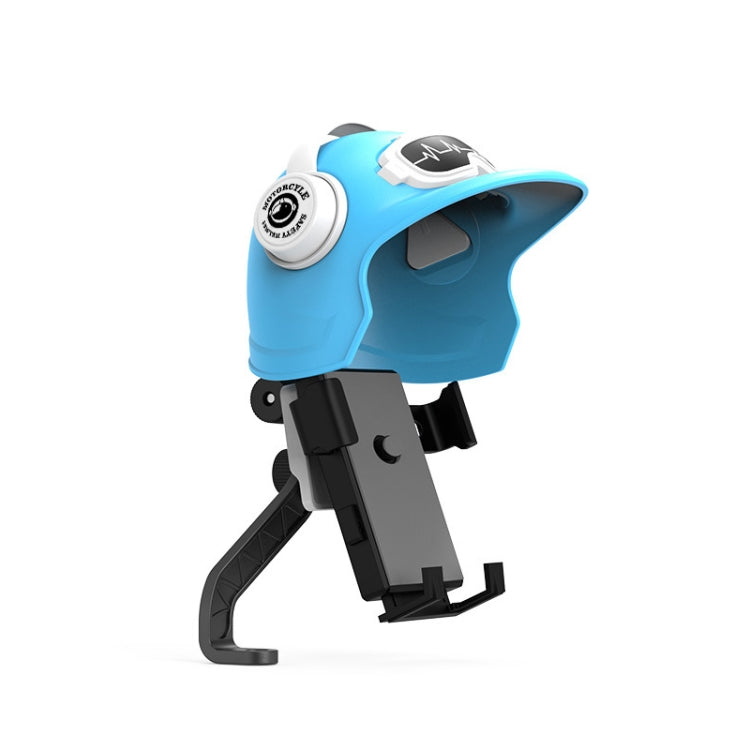 Small Helmet Sunscreen Phone Stand Bracket Motorcycle Mobile Phone Holder,Spec:, Handlebar White, Rearview Mirror Blue, Rearview Mirror White, Blue Helmet, White Helmet, Handlebar Yellow, Rearview Mirror Black, Rearview Mirror Yellow