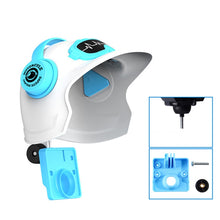 Load image into Gallery viewer, Small Helmet Sunscreen Phone Stand Bracket Motorcycle Mobile Phone Holder,Spec:, Handlebar White, Rearview Mirror Blue, Rearview Mirror White, Blue Helmet, White Helmet, Handlebar Yellow, Rearview Mirror Black, Rearview Mirror Yellow