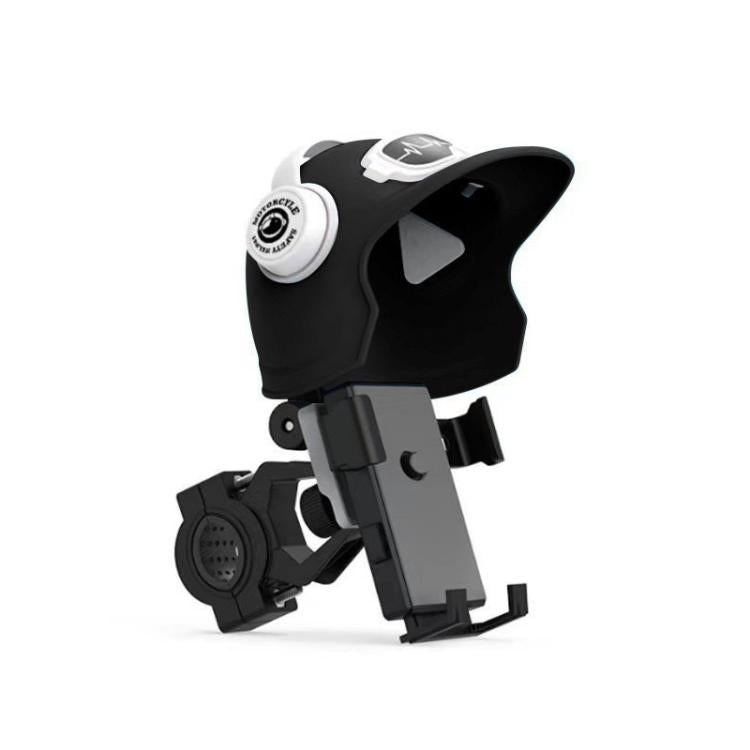 Small Helmet Sunscreen Phone Stand Bracket Motorcycle Mobile Phone Holder,Spec:, Handlebar White, Rearview Mirror Blue, Rearview Mirror White, Blue Helmet, White Helmet, Handlebar Black, Handlebar Yellow, Rearview Mirror Black, Rearview Mirror Yellow