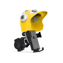Load image into Gallery viewer, Small Helmet Sunscreen Phone Stand Bracket Motorcycle Mobile Phone Holder,Spec:, Handlebar White, Rearview Mirror Blue, Rearview Mirror White, Blue Helmet, White Helmet, Handlebar Black, Handlebar Yellow, Rearview Mirror Black, Rearview Mirror Yellow