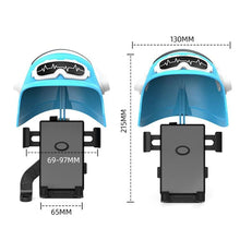 Load image into Gallery viewer, Small Helmet Sunscreen Phone Stand Bracket Motorcycle Mobile Phone Holder,Spec:, Handlebar White, Rearview Mirror Blue, Rearview Mirror White, Blue Helmet, White Helmet, Handlebar Black, Handlebar Yellow, Rearview Mirror Black, Rearview Mirror Yellow