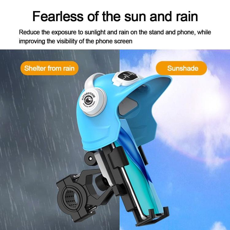 Small Helmet Sunscreen Phone Stand Bracket Motorcycle Mobile Phone Holder,Spec:, Handlebar White, Rearview Mirror Blue, Rearview Mirror White, Blue Helmet, White Helmet, Handlebar Black, Handlebar Yellow, Rearview Mirror Black, Rearview Mirror Yellow