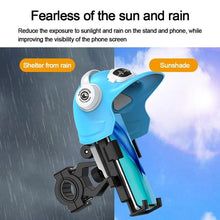 Load image into Gallery viewer, Small Helmet Sunscreen Phone Stand Bracket Motorcycle Mobile Phone Holder,Spec:, Handlebar White, Rearview Mirror Blue, Rearview Mirror White, Blue Helmet, White Helmet, Handlebar Black, Handlebar Yellow, Rearview Mirror Black, Rearview Mirror Yellow