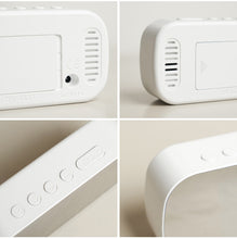 Load image into Gallery viewer, 6637 LED Digital Display Temperature Electronic Clock Desktop Mirror Alarm Clock