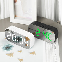 Load image into Gallery viewer, 6637 LED Digital Display Temperature Electronic Clock Desktop Mirror Alarm Clock
