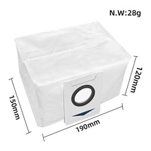 Load image into Gallery viewer, 1pc Dust Box For ECOVACS X1 ONMI / X1 TURBO Vacuum Cleaner Accessories, 14 In 1 Set, 1pc Main Brush, 2pairs Side brush, 2pcs Filter, 2pcs Rag, 1pc Main Brush Cover, 2pcs Striped Rag, 2pcs White Filter, 2pcs Dust Bag, 1pc Dust Box