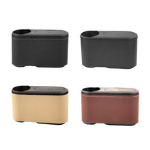 Load image into Gallery viewer, Car Seat Water Cup Holder Umbrella Storage Box Trash Can, Plastic, Black Leather, Brown Leather, Beige Leather