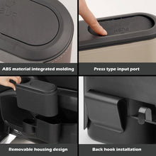 Load image into Gallery viewer, Car Seat Water Cup Holder Umbrella Storage Box Trash Can, Plastic, Black Leather, Brown Leather, Beige Leather