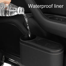 Load image into Gallery viewer, Car Seat Water Cup Holder Umbrella Storage Box Trash Can, Plastic, Black Leather, Brown Leather, Beige Leather
