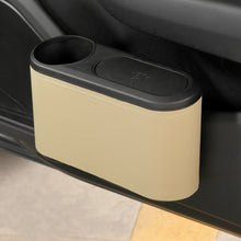 Load image into Gallery viewer, Car Seat Water Cup Holder Umbrella Storage Box Trash Can, Plastic, Black Leather, Brown Leather, Beige Leather