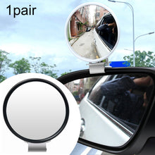 Load image into Gallery viewer, Car Rearview Auxiliary Mirror Blind Spot Viewing Mirror, Black, White, Silver