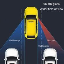 Load image into Gallery viewer, Car Rearview Auxiliary Mirror Blind Spot Viewing Mirror, Black, White, Silver