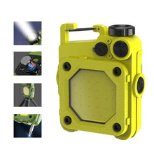 Load image into Gallery viewer, Mini Keychain COB Flashlight USB Rechargeable Magnetic Work Light For Outdoor Camping, Green, Red, Black, Yellow