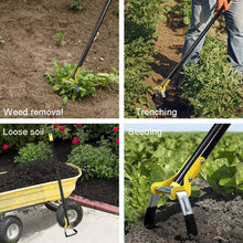 Load image into Gallery viewer, MYL-10 Stirrup Ring Weeding Hoes Garden Tools, 3 Sections 1.2m, 4 Sections 1.6m, 5 Sections 2.0m, 6 Sections 2.4m