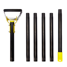 Load image into Gallery viewer, MYL-10 Stirrup Ring Weeding Hoes Garden Tools, 3 Sections 1.2m, 4 Sections 1.6m, 5 Sections 2.0m, 6 Sections 2.4m