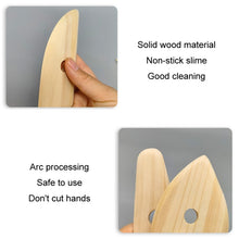 Load image into Gallery viewer, Wooden Skeleton Knife Pottery Scraper Handmade Tools, 5pcs/set