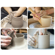 Load image into Gallery viewer, Wooden Skeleton Knife Pottery Scraper Handmade Tools, 5pcs/set