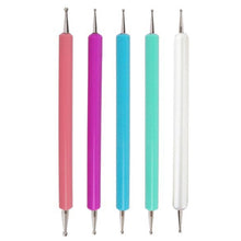 Load image into Gallery viewer, 5pcs/set Pottery Tool Indentation Pen Manicure Point Drill Pen