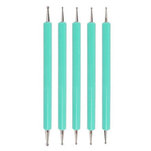 Load image into Gallery viewer, 5pcs/set Pottery Tool Indentation Pen Manicure Point Drill Pen