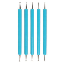 Load image into Gallery viewer, 5pcs/set Pottery Tool Indentation Pen Manicure Point Drill Pen