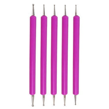 Load image into Gallery viewer, 5pcs/set Pottery Tool Indentation Pen Manicure Point Drill Pen