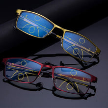 Load image into Gallery viewer, Progressive Multifocal Presbyopic Glasses Anti-blue Light Mobile Phone Glasses
