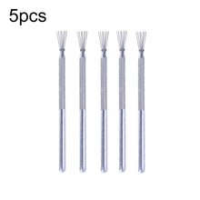 Load image into Gallery viewer, 5pcs Ceramic Aluminum Rod Puncher DIY Clay Art Supplies, Seven Needles, Texture Brush