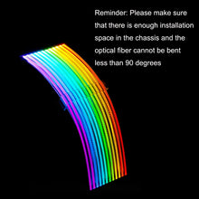 Load image into Gallery viewer, 5V ARGB Neon Color Line, 24pin Motherboard Power Supply Light Wire Black, Double 8pin Graphics Card Power Supply Wire Black, 3x8pin Graphics Card Power Supply Wire Black, 24pin Motherboard Power Supply Light Wire White                                  ...