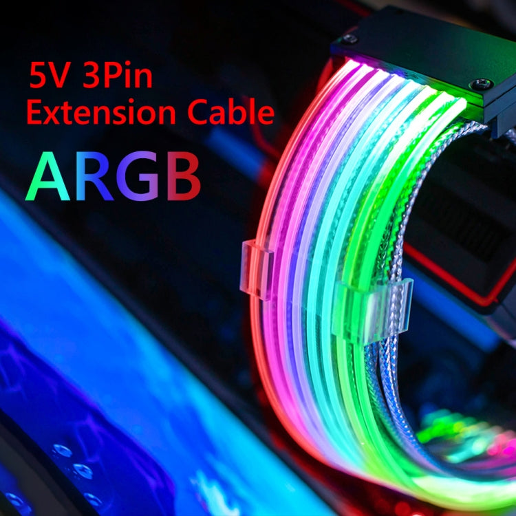 5V ARGB Neon Color Line, 24pin Motherboard Power Supply Light Wire Black, Double 8pin Graphics Card Power Supply Wire Black, 3x8pin Graphics Card Power Supply Wire Black, 24pin Motherboard Power Supply Light Wire White                                  ...