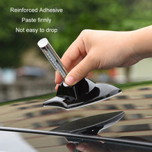 Load image into Gallery viewer, Car Solar Shark Fin With Antenna LED Warning Light, Silver, White, Black, Silver with Remote Control, Black with Remote Control, White with Remote Control