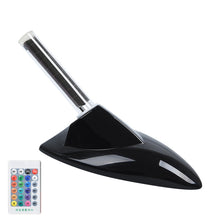 Load image into Gallery viewer, Car Solar Shark Fin With Antenna LED Warning Light, Silver, White, Black, Silver with Remote Control, Black with Remote Control, White with Remote Control