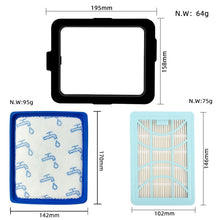 Load image into Gallery viewer, For Philips FC9732 FC9728 FC9735 Vacuum Cleaner Air Filter, 1 Air Inlet +1 Air Outlet, 1 Air Inlet, 1 Air Outlet, 1 Outer Frame