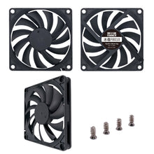 Load image into Gallery viewer, FANNER Ice Soul F8010 Ultra Thin Chassis Fan 4pin PWM Intelligent Speed Adjustment Quiet Cooling Heat Dissipation, F8010
