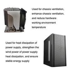 Load image into Gallery viewer, FANNER Ice Soul F8010 Ultra Thin Chassis Fan 4pin PWM Intelligent Speed Adjustment Quiet Cooling Heat Dissipation, F8010