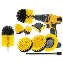 Load image into Gallery viewer, WRS-DS19 9 in 1 Electric Drill Crevice Cleaning Brushes Car Wash Tools Set, 9 in 1