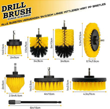 Load image into Gallery viewer, WRS-DS19 9 in 1 Electric Drill Crevice Cleaning Brushes Car Wash Tools Set, 9 in 1