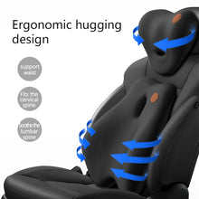 Load image into Gallery viewer, SR-21 Car Lumbar Cushion Headrest Seat Memory Foam Accessories, Style:, Ordinary Headrest (Black), Ordinary Headrest (Gray), Ordinary Headrest (Brown), Massage Headrest (Black), Massage Headrest (Gray), Massage Headrest (Brown)                         ...