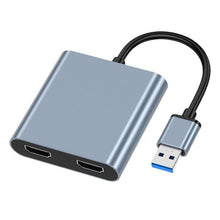Load image into Gallery viewer, USB 3.0 To Dual HDMI, USB, USB-C / Type-C  High Definition Converter 4K USB Same Screen Extender, USB 3.0 To Dual HDMI